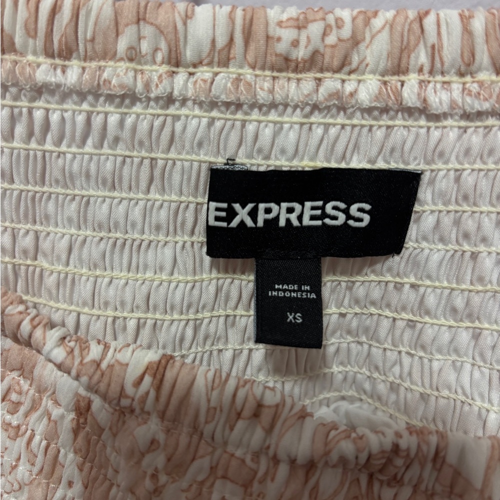 Express Paisley Ruffle Skirt - Picture 4 of 4